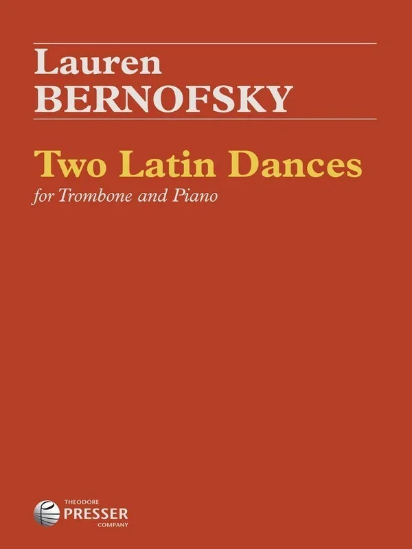 Bernofsky – 2 Latin Dances Trombone/Piano (Softcover Book)