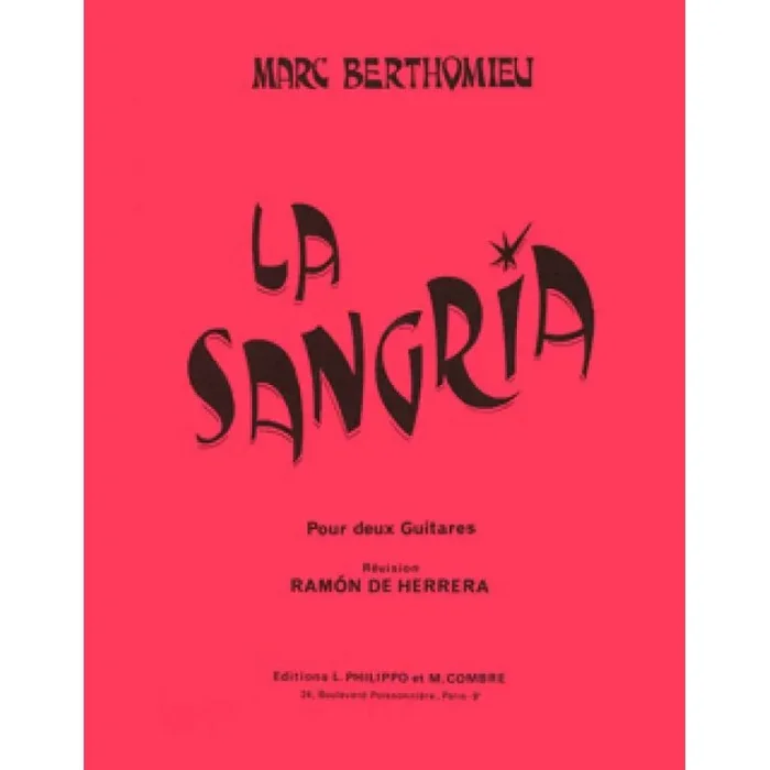 Berthomieu, Marc – La Sangria