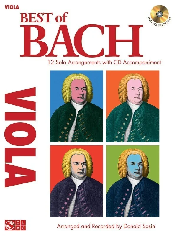 Best Of Bach For Viola Book/CD (Softcover Book/CD)
