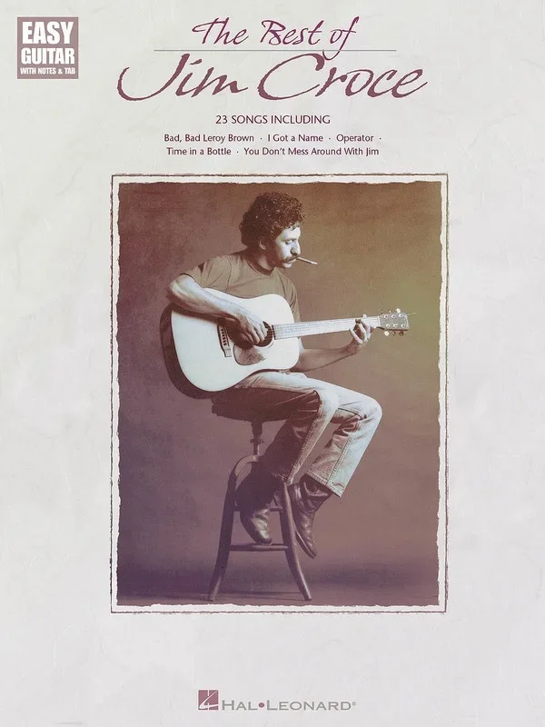 Best Of Jim Croce Easy Guitar Notes and TAB (Softcover Book)