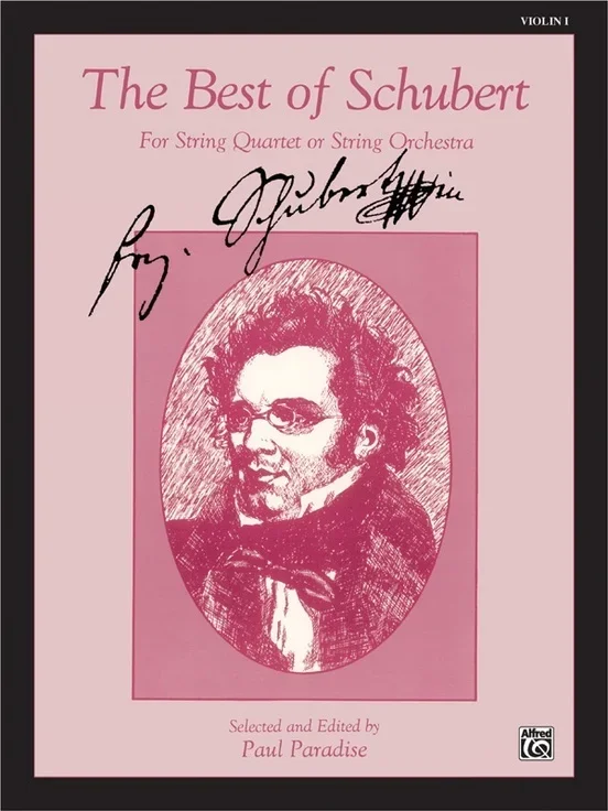 Best Of Schubert String Orchestra Violin 1 Arr Paradise