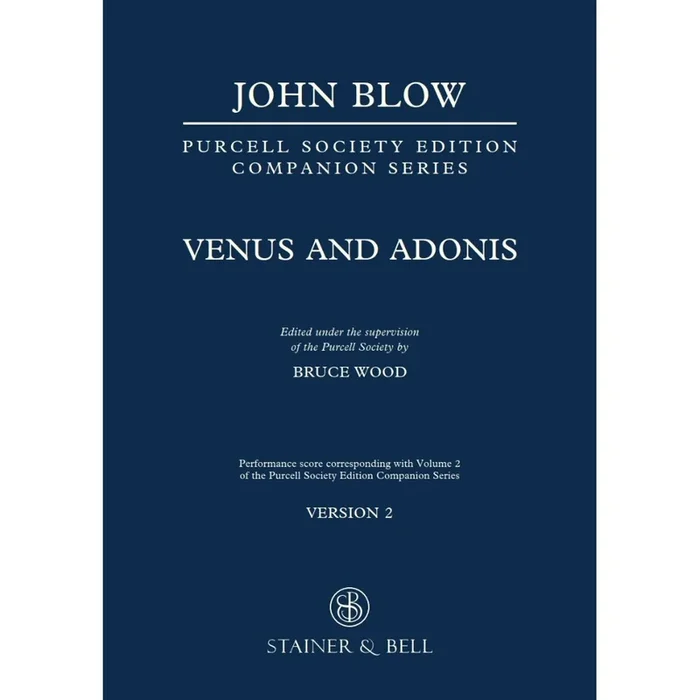 Blow, John – Venus & Adonis. Version 2. Perf Score