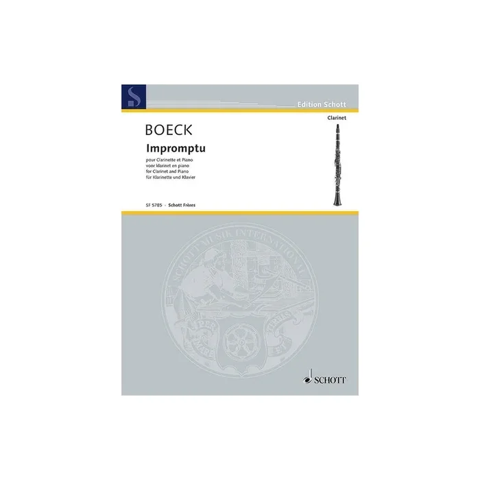 Boeck, Auguste de – Impromptu