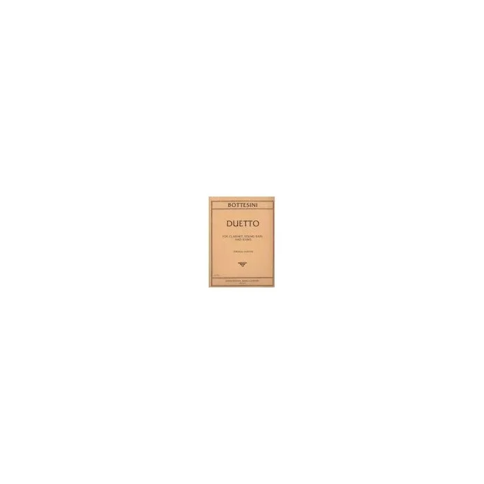 Bottesini, Giovanni – DUETTO Clar Kb Pft