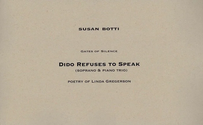 Botti: Dido Refuses to Speak