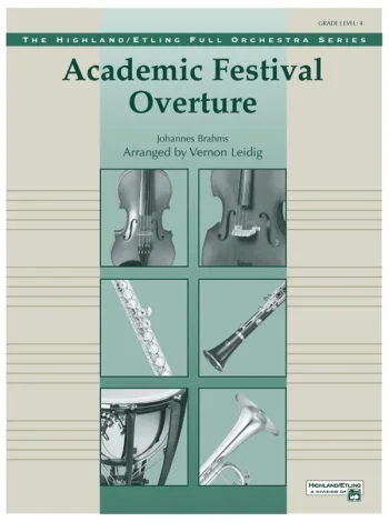 Brahms : Academic Festival Overture Full Orchestra Conductor Score & Parts