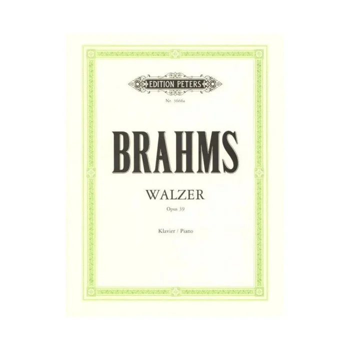 Brahms, Johannes – 16 Waltzes Op.39