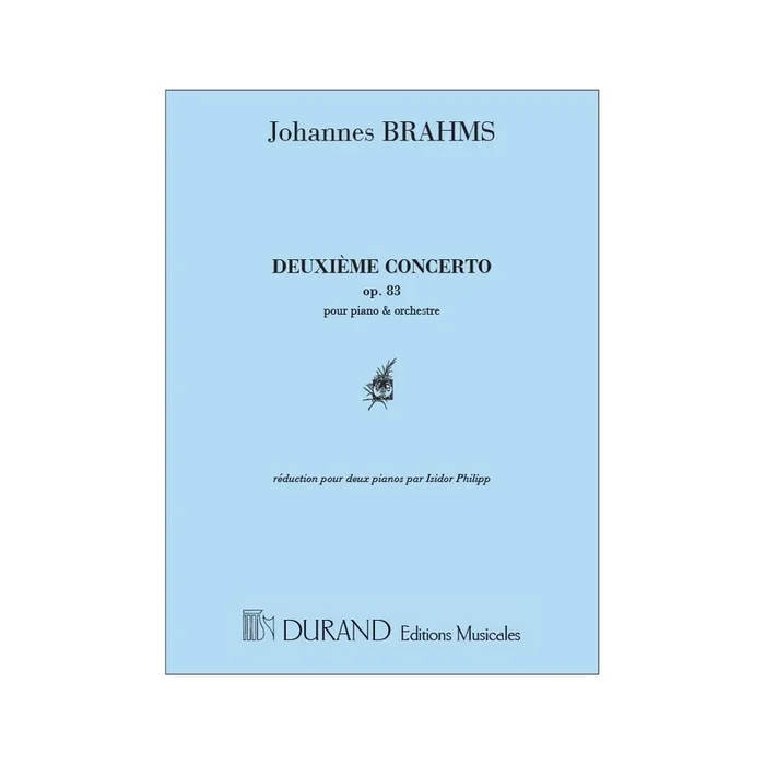 Brahms, Johannes – Concerto N2 Op 83 Piano Et 2Piano Pour L’Orchestre
