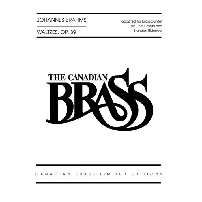 Brahms, Johannes – Waltzes, Op. 39
