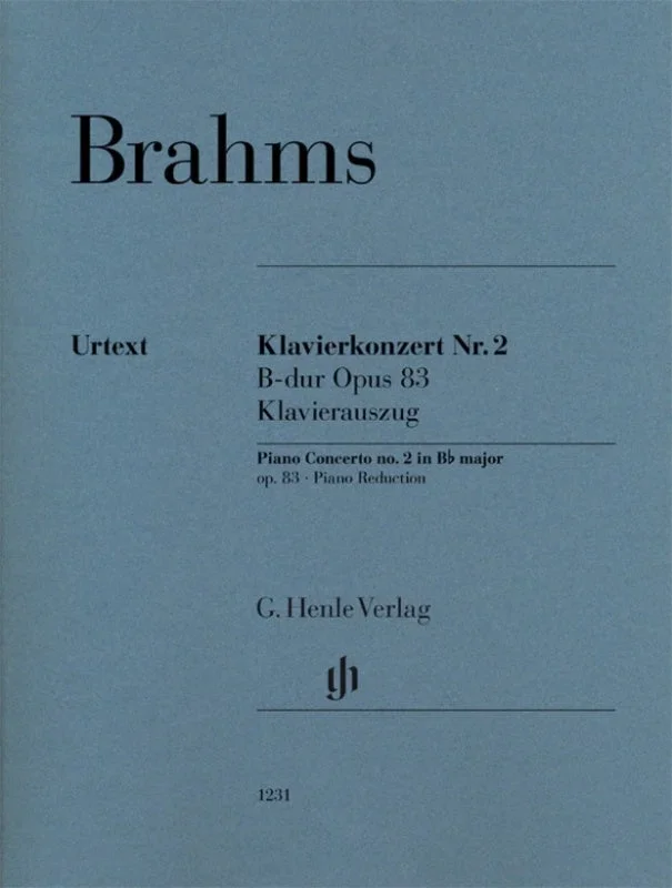 Brahms: Piano Concerto no 2 in B Flat Op 83