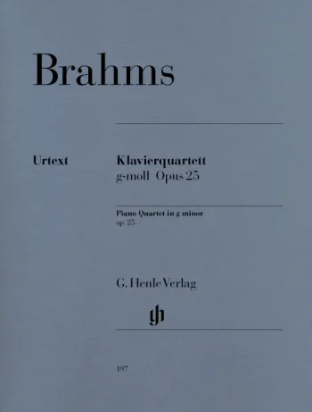 Brahms : Piano Quartet G Minor Op25: String and Piano: String Quartet
