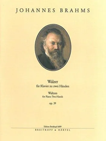 Brahms : Waltzes Op.39: Piano (Breitkopf)