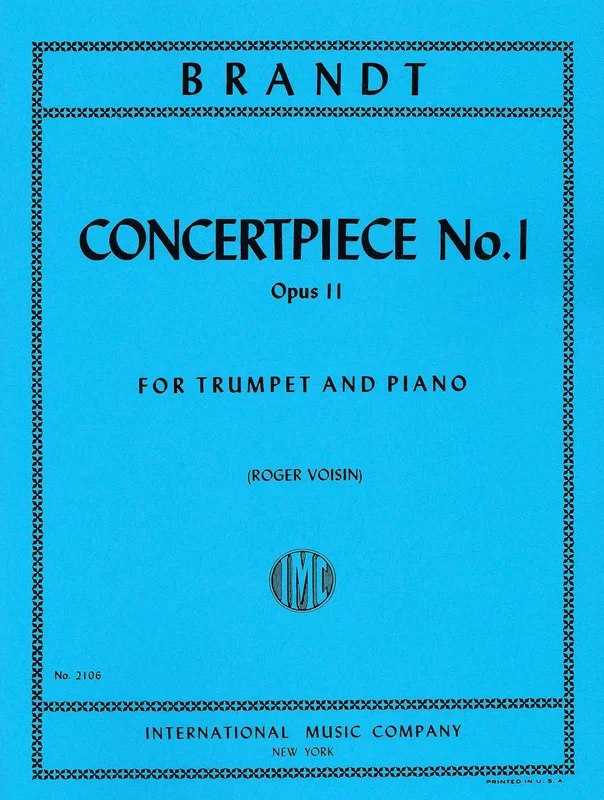 Brandt: Concert Piece No. 1, Op. 11