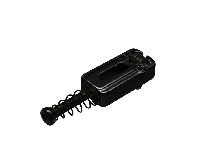 Bridge saddles, metal, Stallion roller, p=10,8, with spring and screw, 6-pack, black