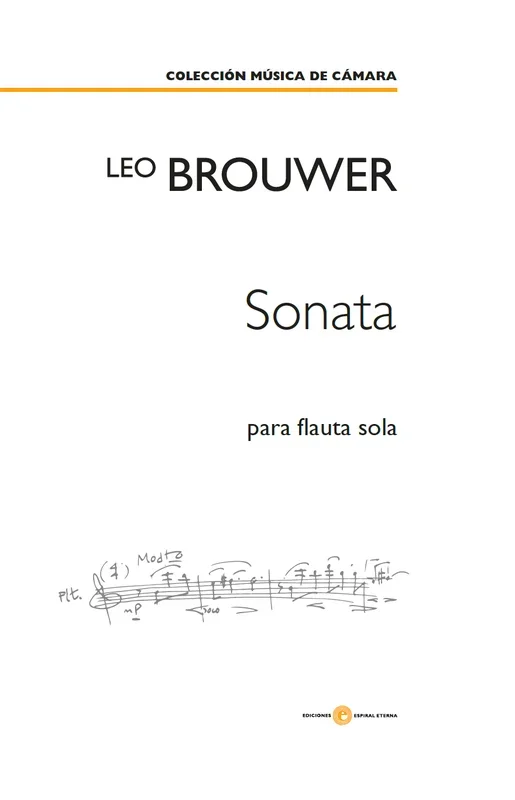 Brouwer: Sonata for Solo Flute
