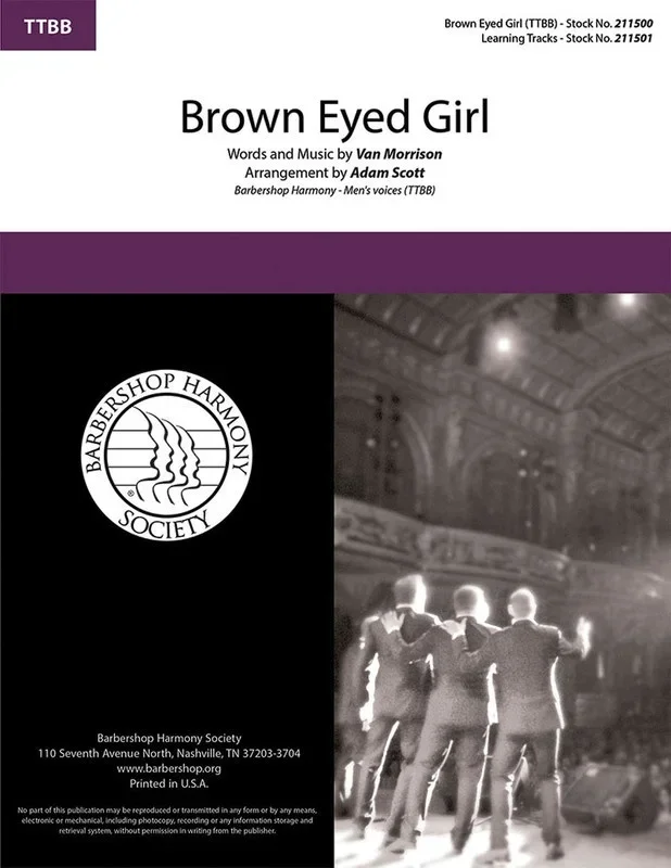 Brown Eyed Girl TTBB A Cappella (Octavo)