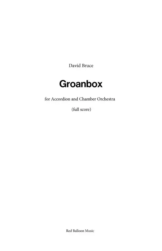 Bruce: Groanbox
