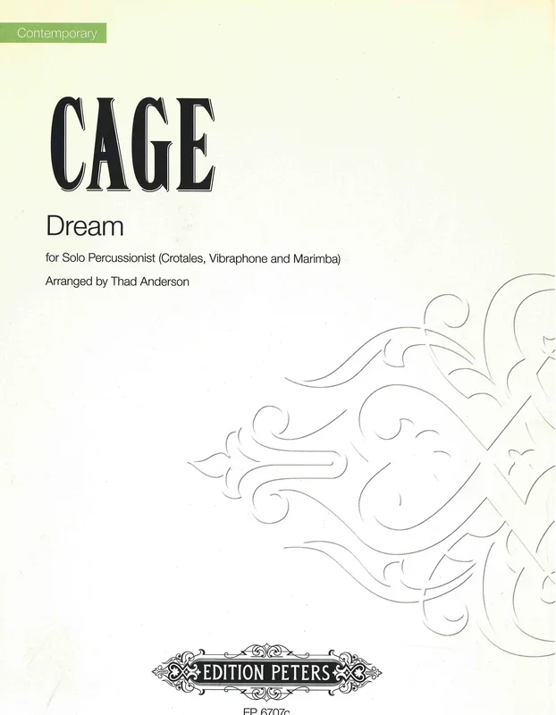 Cage: Dream – Version for Percussion