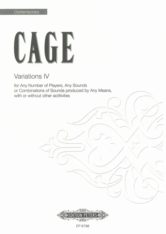 Cage: Variations IV (1963)
