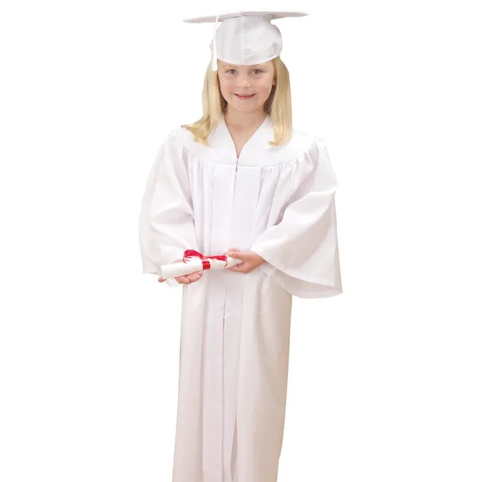 Cap & Gown Set – White