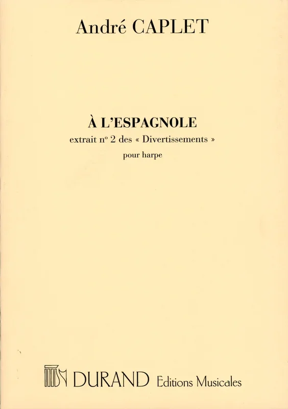 Caplet: à l’espagnole from Divertissements