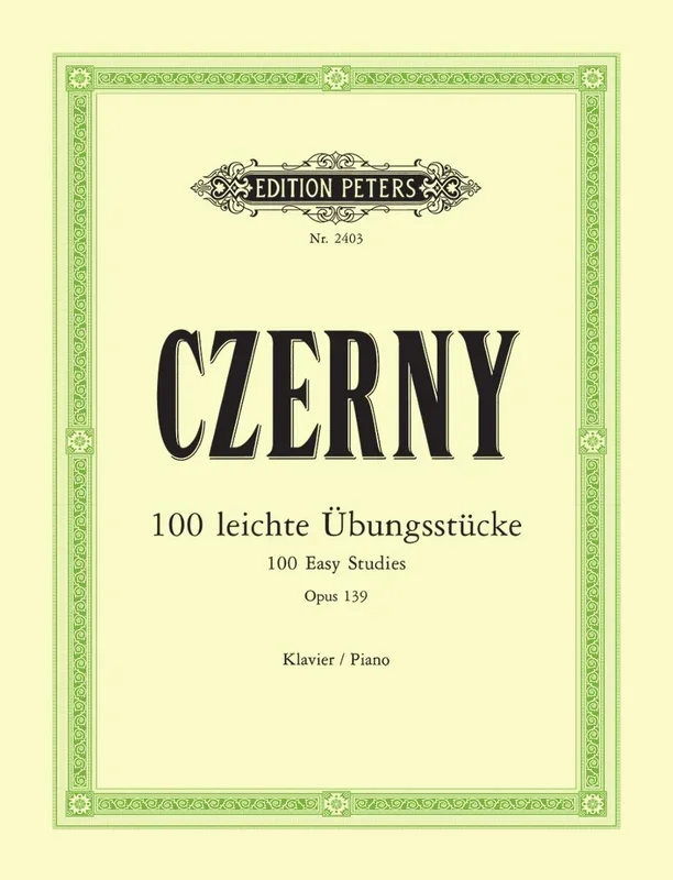 Carl Czerny : Carl Czerny : Moderato Quasi Andantino Op. 139 No. 73 – Piano – Faber Digital