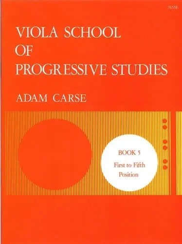 Carse: Viola School of Progressive Studies – Book 5