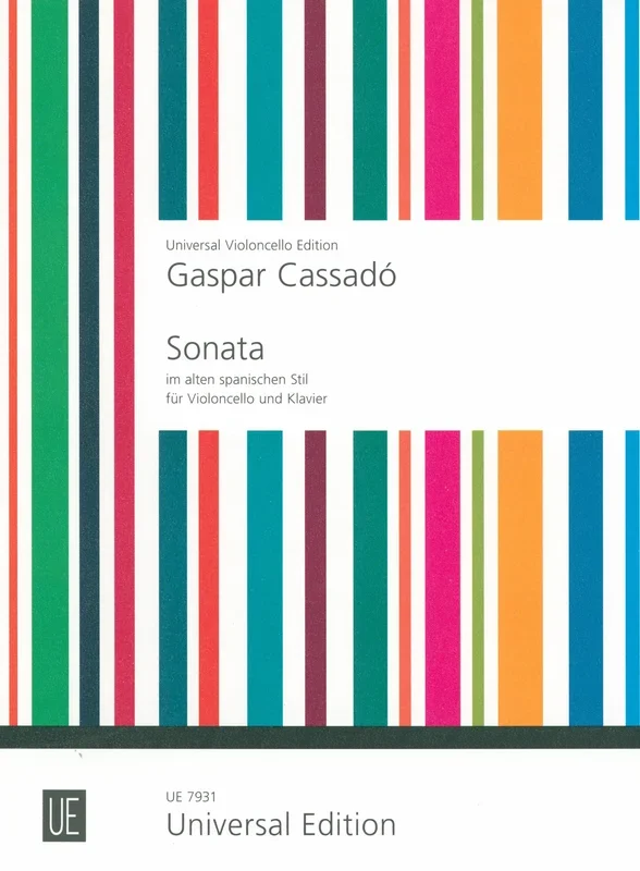 Cassadó: Cello Sonata (in the old Spanish style)