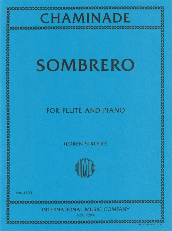 Chaminade: Sombrero, W 301 (arr. for flute & piano)