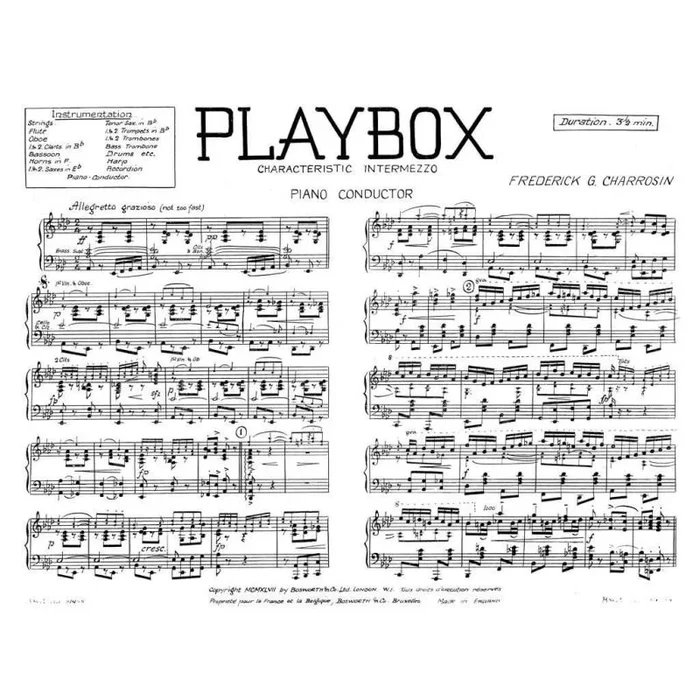 Charrosin, Frederick – Playbox