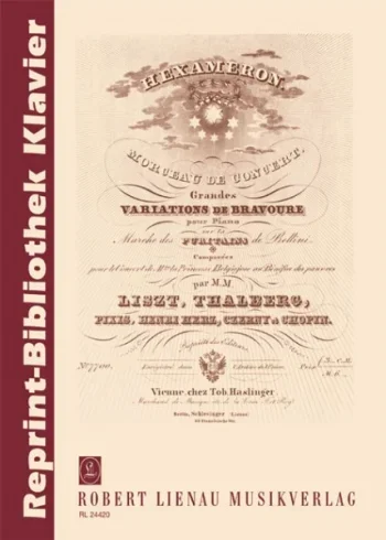 Chopin Cznery : Studies – Piano – Reprint Biblothek Klavier (Ricordi)