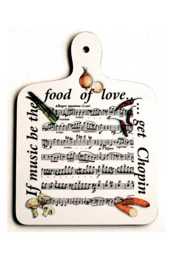 Chopping Board: If Music Be The Food Of Love Get Chopin