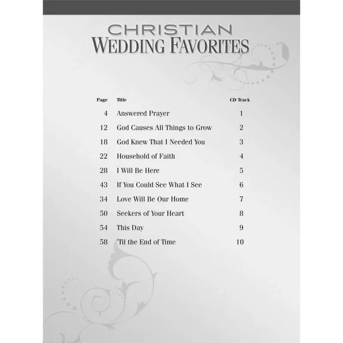 Christian Wedding Favorites