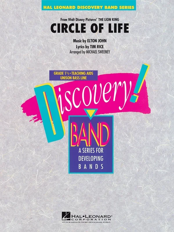 Circle of Life (from The Lion King): Discovery Concert Band