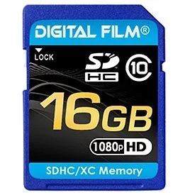 Class 10 SDHC Memory Card – 16GB