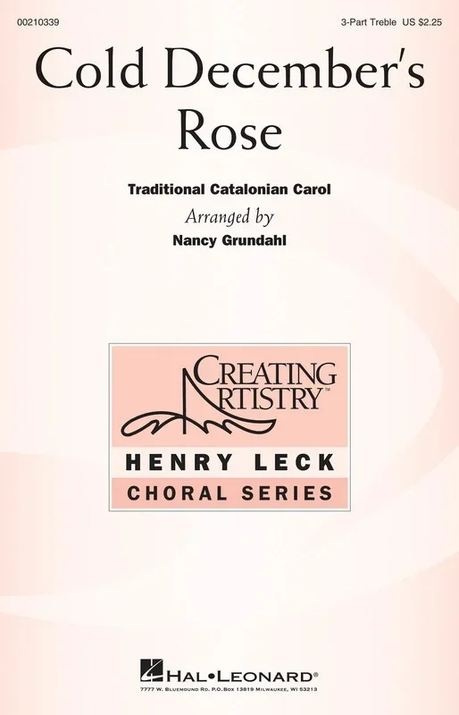 Cold Decembers Rose 3 Part Treble (Octavo)