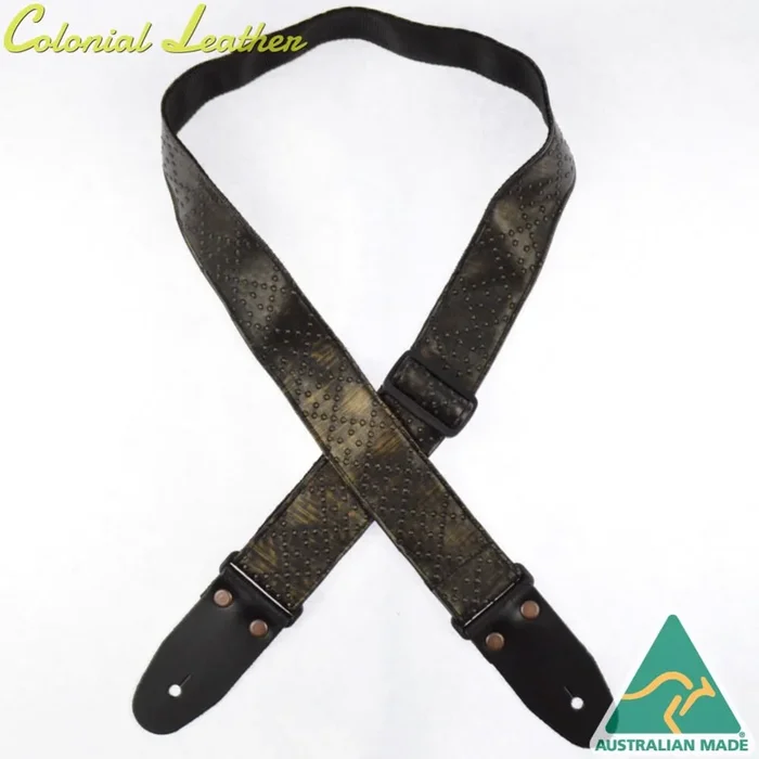 Colonial Leather Medieval 50mm Webbing Guitar Strap – Rogue