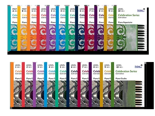 Complete 22-Book Celebration Series® Repertoire and Etudes Set