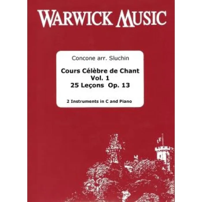 Concone, Giuseppe – Cours Celebre de Chant Vol 1