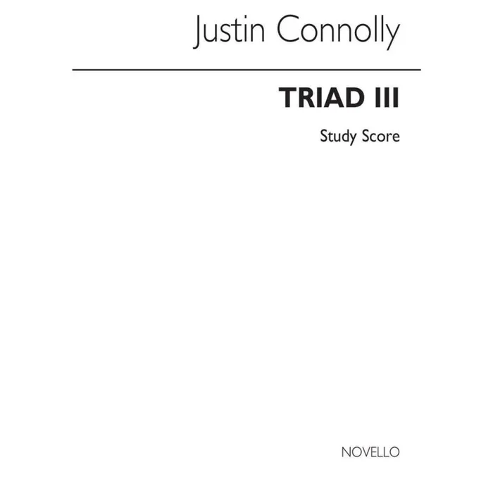 Connolly, Justin – Triad III Op.8