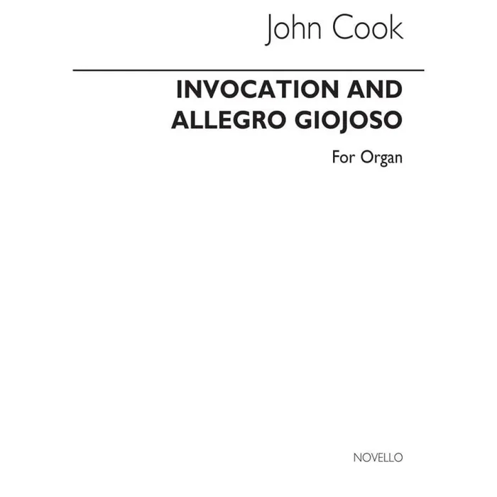 Cook, John Ernest – Invocation And Allegro Giocoso