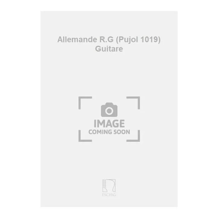Corbetta, Francesco – Allemande R.G (Pujol 1019) Guitare