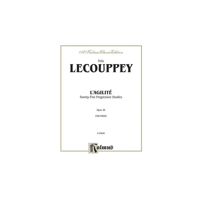 Couppey, Félix – L’Agilite, Op. 20