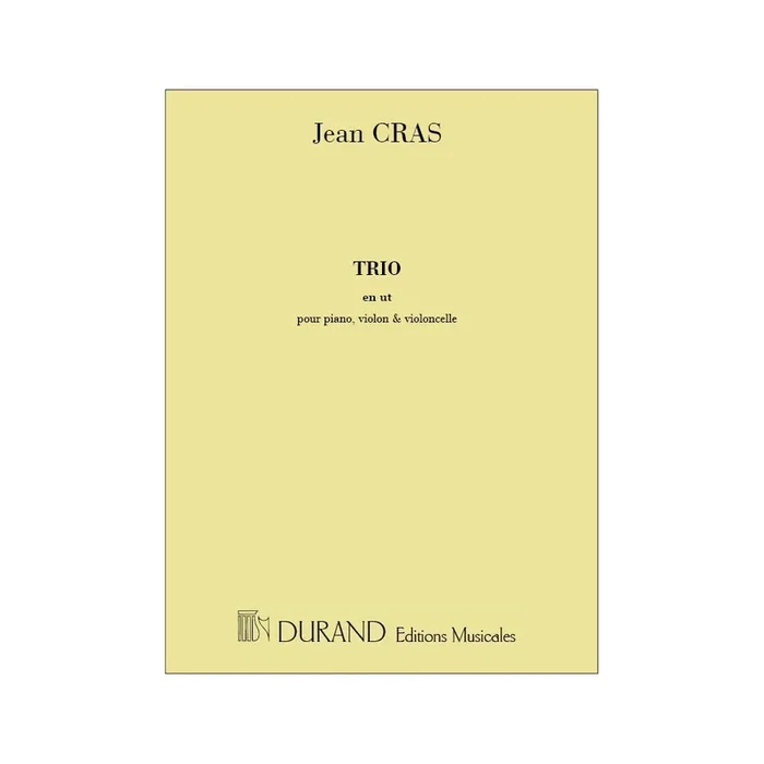 Cras, Jean – Trio Vl-Vlc-Piano Parties