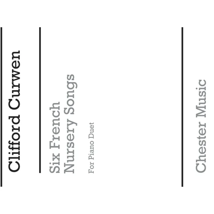 Curwin, Clifford – 6 French Nursery Songs For Piano Duet