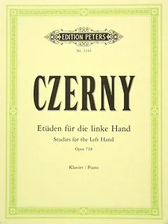 Czerny : 24 Studies For The Left Hand Op.718: Piano Studies (Peters)