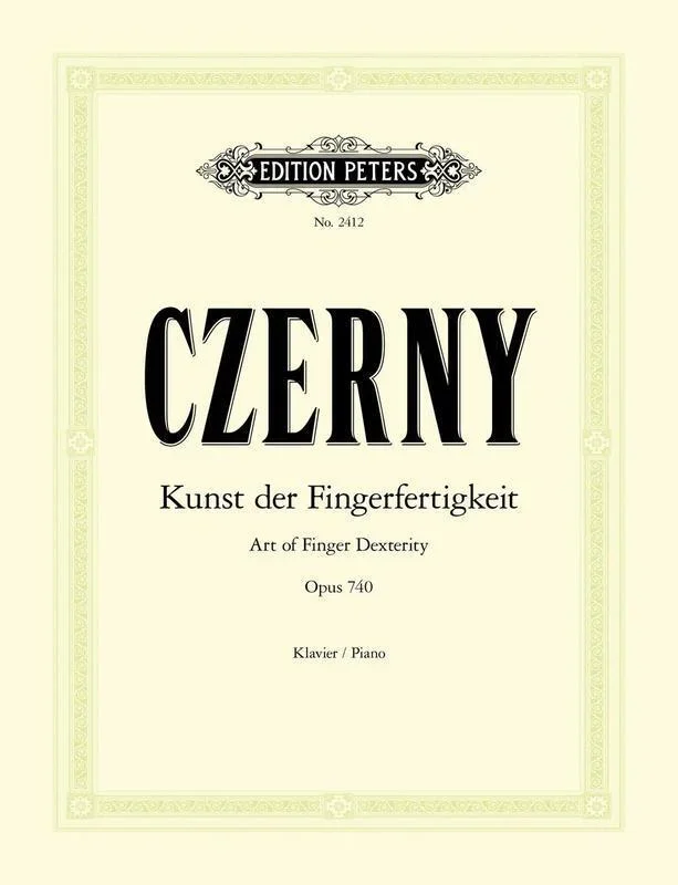 Czerny – Art Of Finger Dexterity Op 740 Complete (Softcover Book)