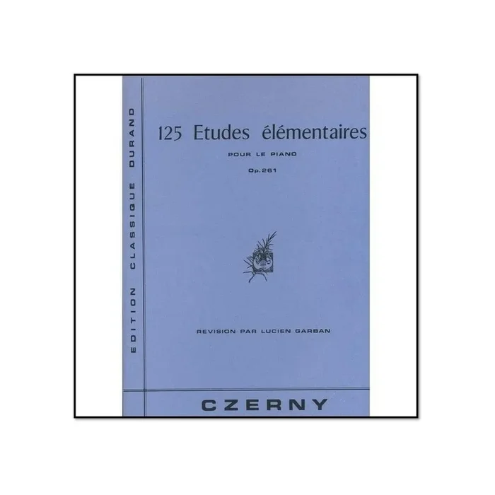 Czerny, Carl – 125 Etudes Elémentaires Op 261 Piano