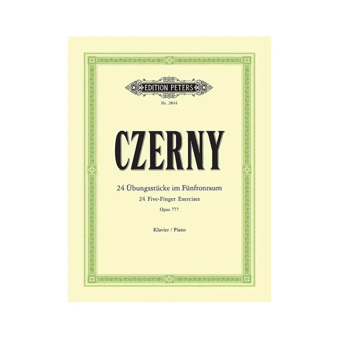 Czerny, Carl – 24 Five-Finger Exercises Op.777