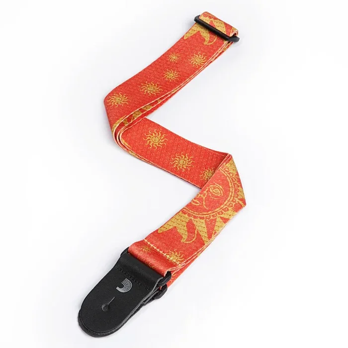 D’Addario 2 Inch Polyester Sun Design Strap